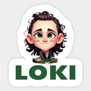 Cute Loki Fanart Sticker